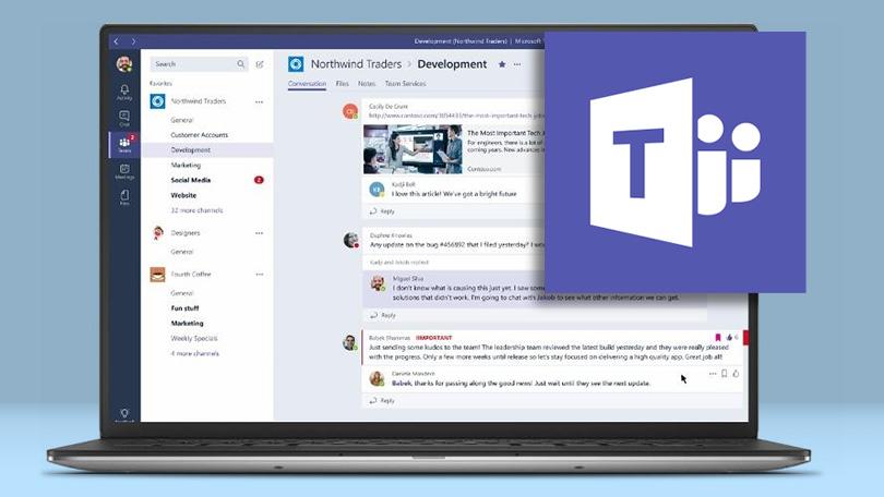 Microsoft miễn phí công cụ làm việc từ xa Teams để ứng phó COVID-19